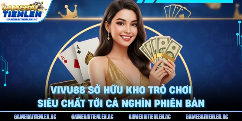 Vivu88 sở hữu kho trò chơi siêu chất tới cả nghìn phiên bản